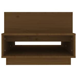 Konferenční stolek medově hnědý 80x55x40,5 cm masivní borovice - obrázek 6