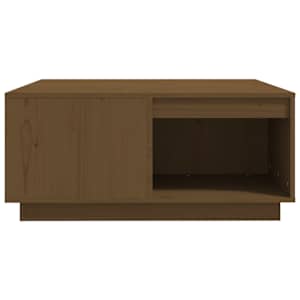 Konferenční stolek medově hnědý 80x81x36,5 cm masivní borovice - obrázek 5