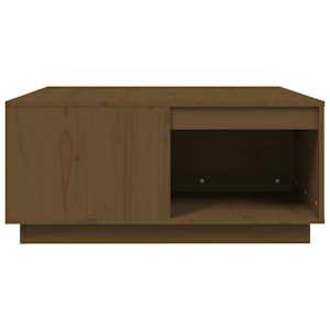 Konferenční stolek medově hnědý 80x81x36,5 cm masivní borovice - obrázek 6