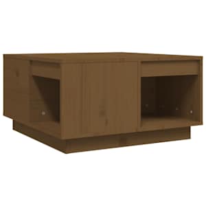 Konferenční stolek medově hnědý 60x61x32,5 cm masivní borovice - obrázek 2