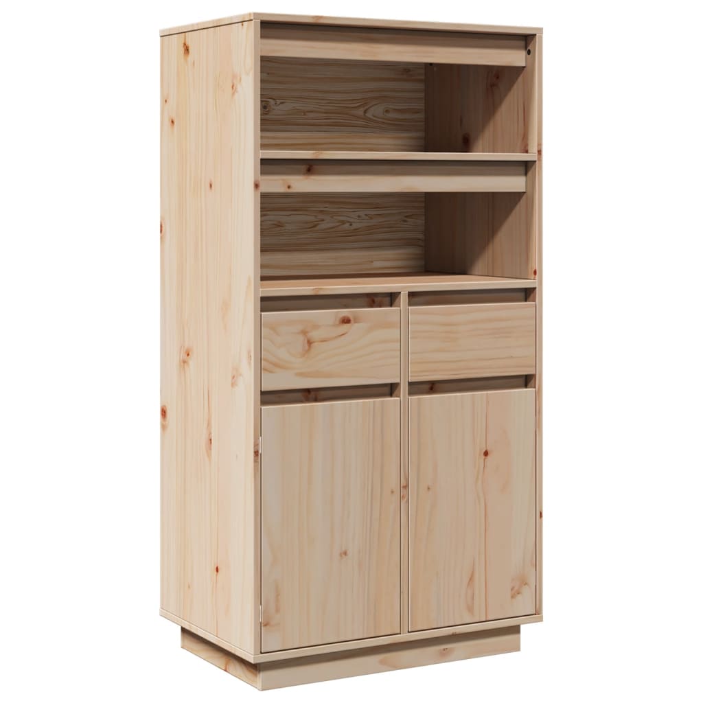 vidaXL Skříň highboard 60 x 40 x 116,5 cm masivní borové dřevo