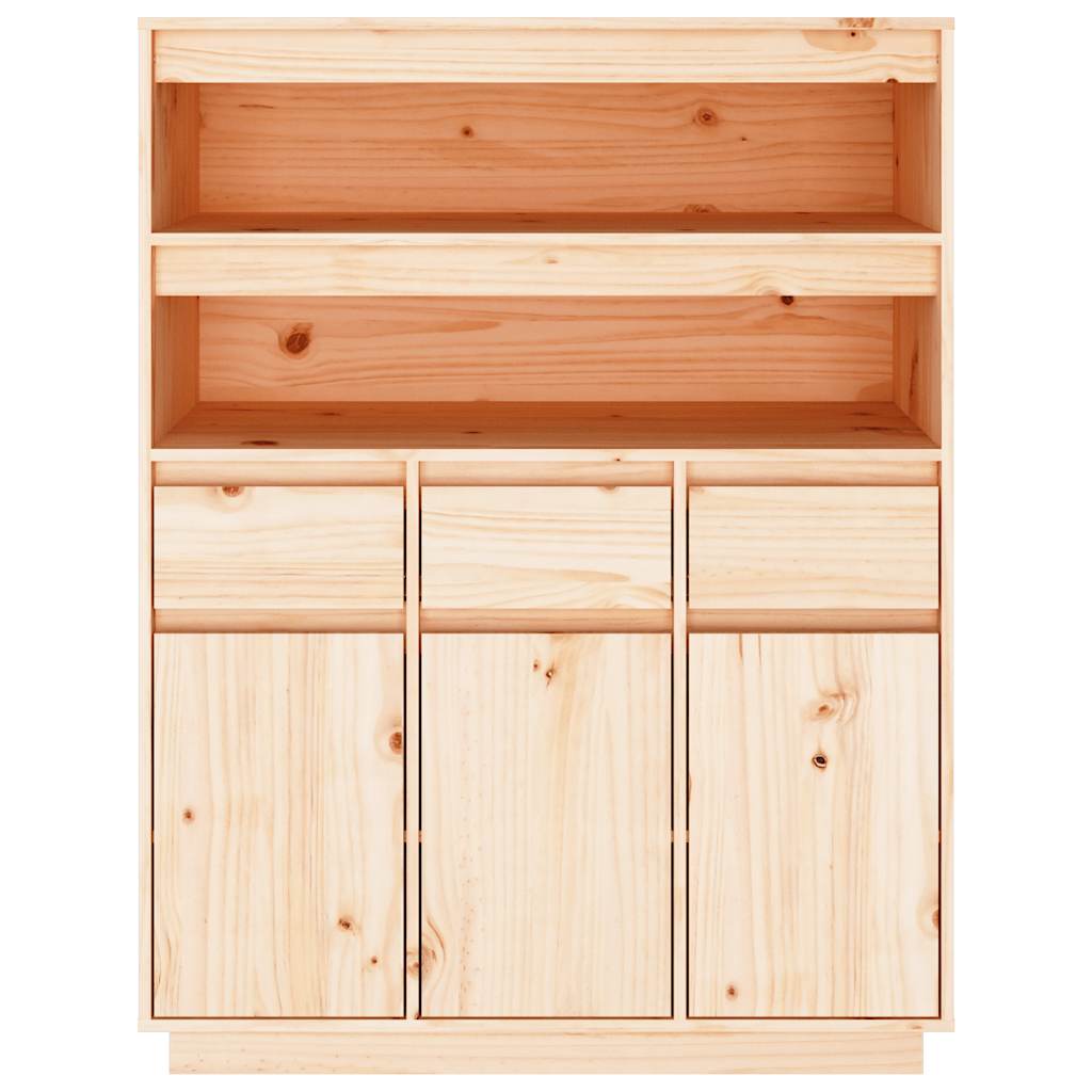 Thumbnail - vidaXL Highboard 89x40x116,5 cm Massivholz Kiefer