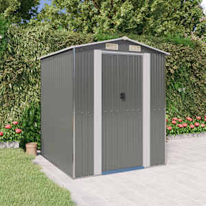 Vrtna lopa svetlo siva 192x191x223 cm pocinkano jeklo