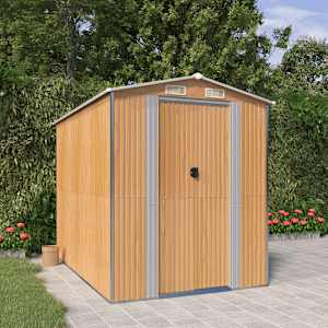 Vrtna lopa svetlo rjava 192x274x223 cm pocinkano jeklo