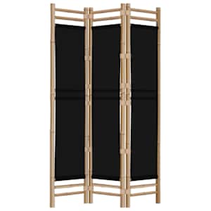 vidaXL kokkupandav 3 paneeliga ruumijagaja, 120 cm, bambus ja l&otilde;uend