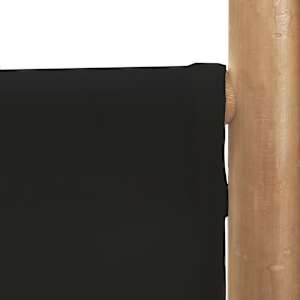 Skládací 3panelový paraván 120 cm bambus a plátno - obrázek 8