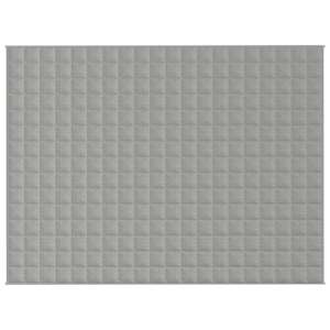 Zátěžová deka šedá 150 x 200 cm 11 kg textil - obrázek 3