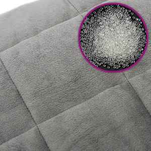 Zátěžová deka šedá 150 x 200 cm 11 kg textil - obrázek 6