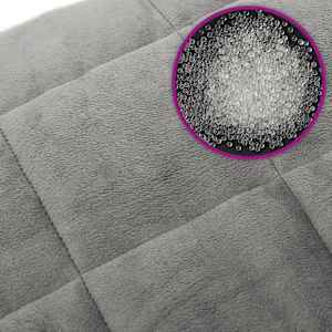 Zátěžová deka šedá 200 x 200 cm 13 kg textil - obrázek 6
