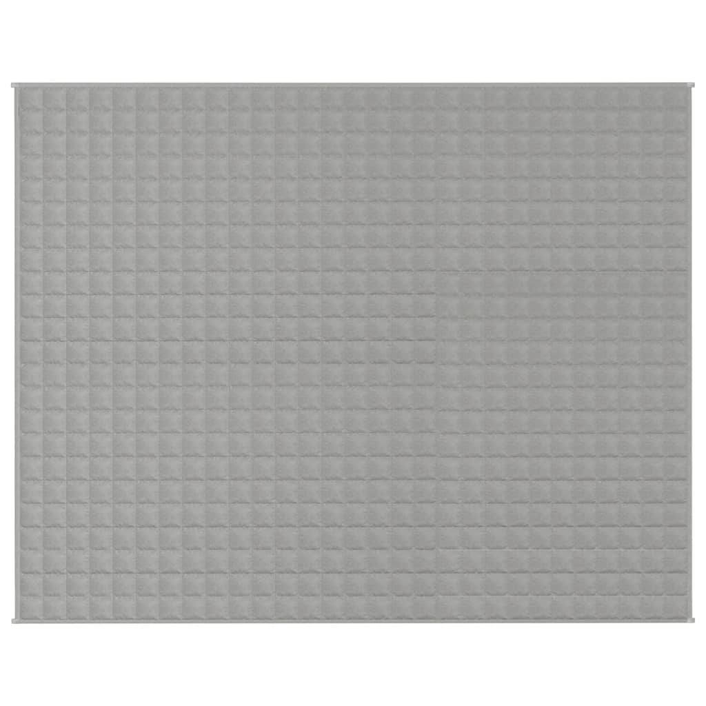vidaXL szürke szövet súlyozott takaró 235 x 290 cm 11 kg