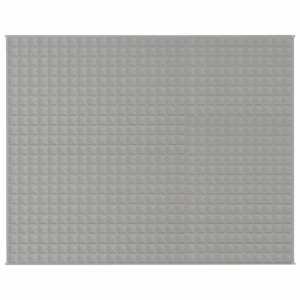Zátěžová deka šedá 235 x 290 cm 11 kg textil - obrázek 3