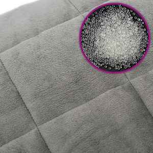 Zátěžová deka šedá 235 x 290 cm 11 kg textil - obrázek 6