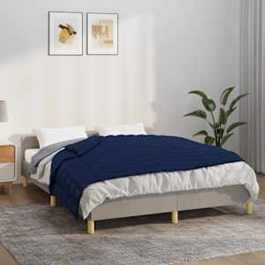 Obtežena odeja modra 150x200 cm 11 kg blago