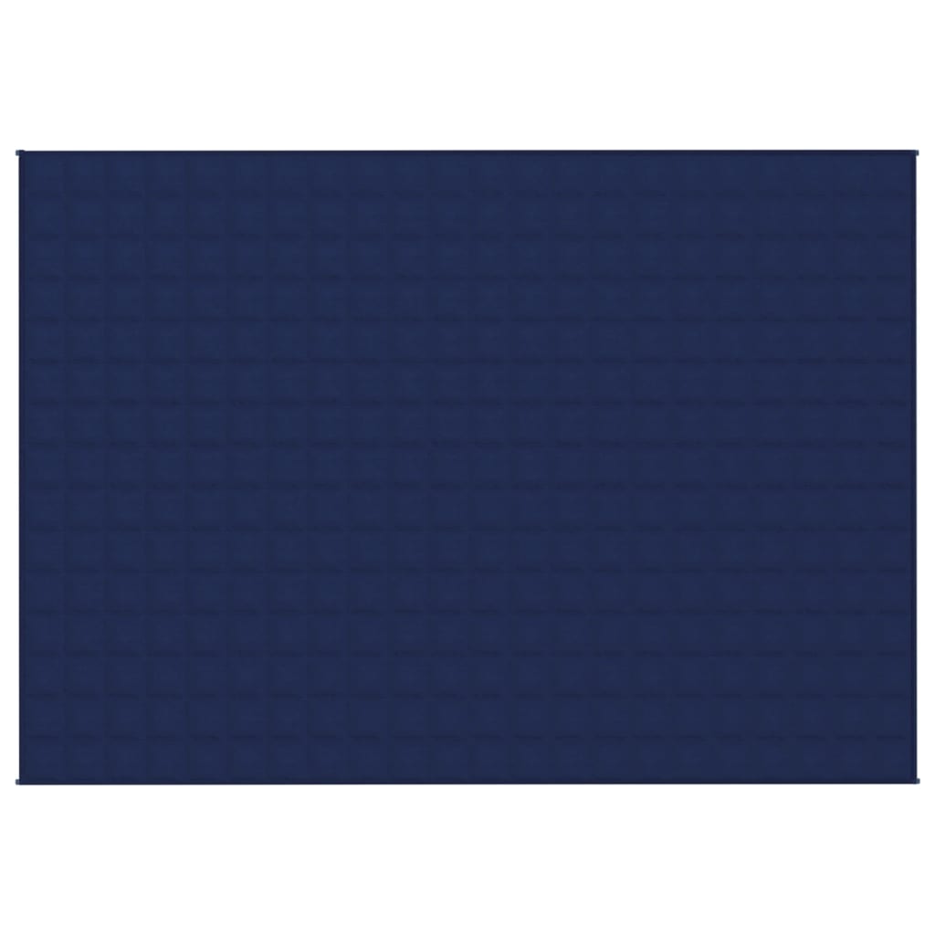vidaXL Pătură cu greutăți, albastru, 155x220 cm, 7 kg, material textil
