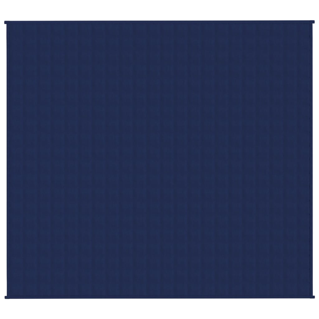 vidaXL kék szövet súlyozott takaró 200 x 225 cm 13 kg