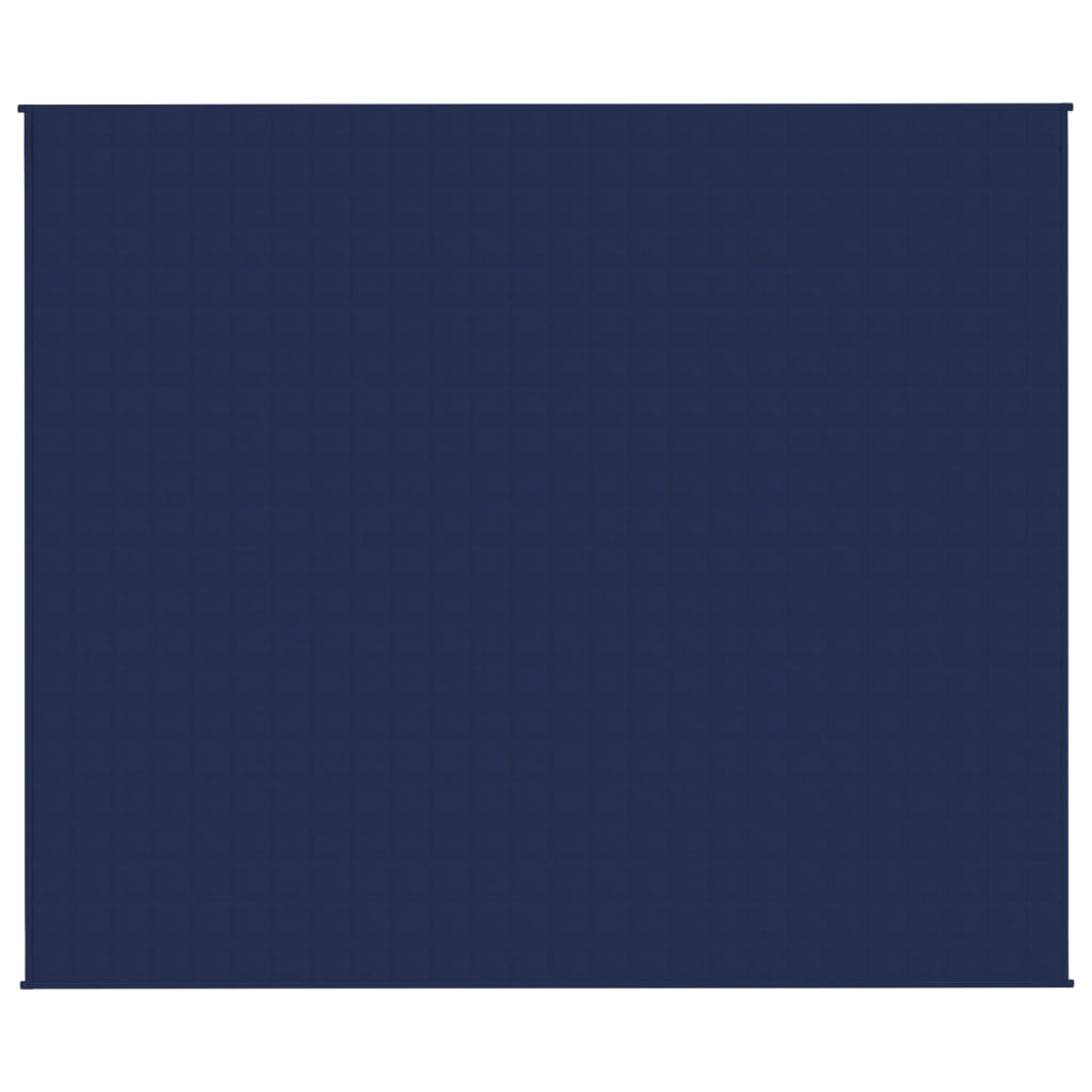 vidaXL Pătură cu greutăți, albastru, 220x260 cm, 11 kg, textil