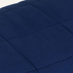 Zátěžová deka modrá 235 x 290 cm 15 kg textil - obrázek 4