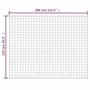 Zátěžová deka modrá 235 x 290 cm 15 kg textil - obrázek 7