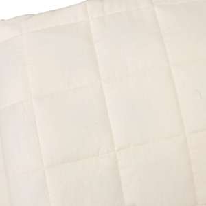 Zátěžová deka světle krémová 235 x 290 cm 11 kg textil - obrázek 4