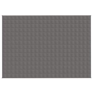 Zátěžová deka šedá 155 x 220 cm 11 kg textil - obrázek 3