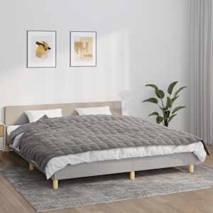 Zátěžová deka šedá 155 x 220 cm 11 kg textil - obrázek 1