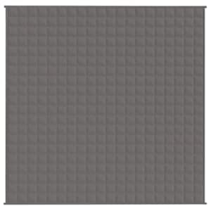 Zátěžová deka šedá 200 x 200 cm 9 kg textil - obrázek 3