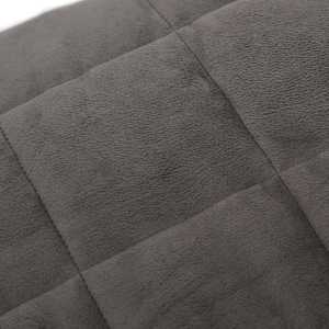 Zátěžová deka šedá 200 x 200 cm 13 kg textil - obrázek 4