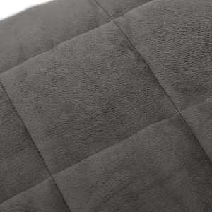 Zátěžová deka šedá 220 x 235 cm 15 kg textil - obrázek 4