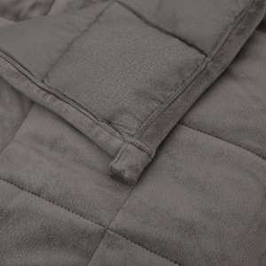 Zátěžová deka šedá 235 x 290 cm 11 kg textil - obrázek 5