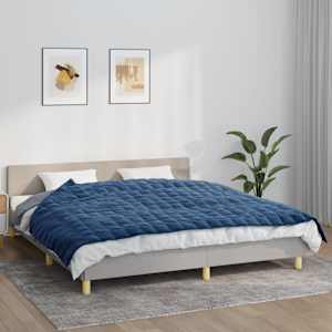 Zátěžová deka modrá 155 x 220 cm 11 kg textil - obrázek 1