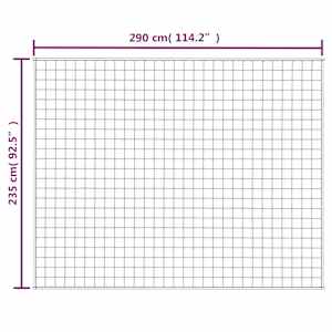 Zátěžová deka modrá 235 x 290 cm 11 kg textil - obrázek 7