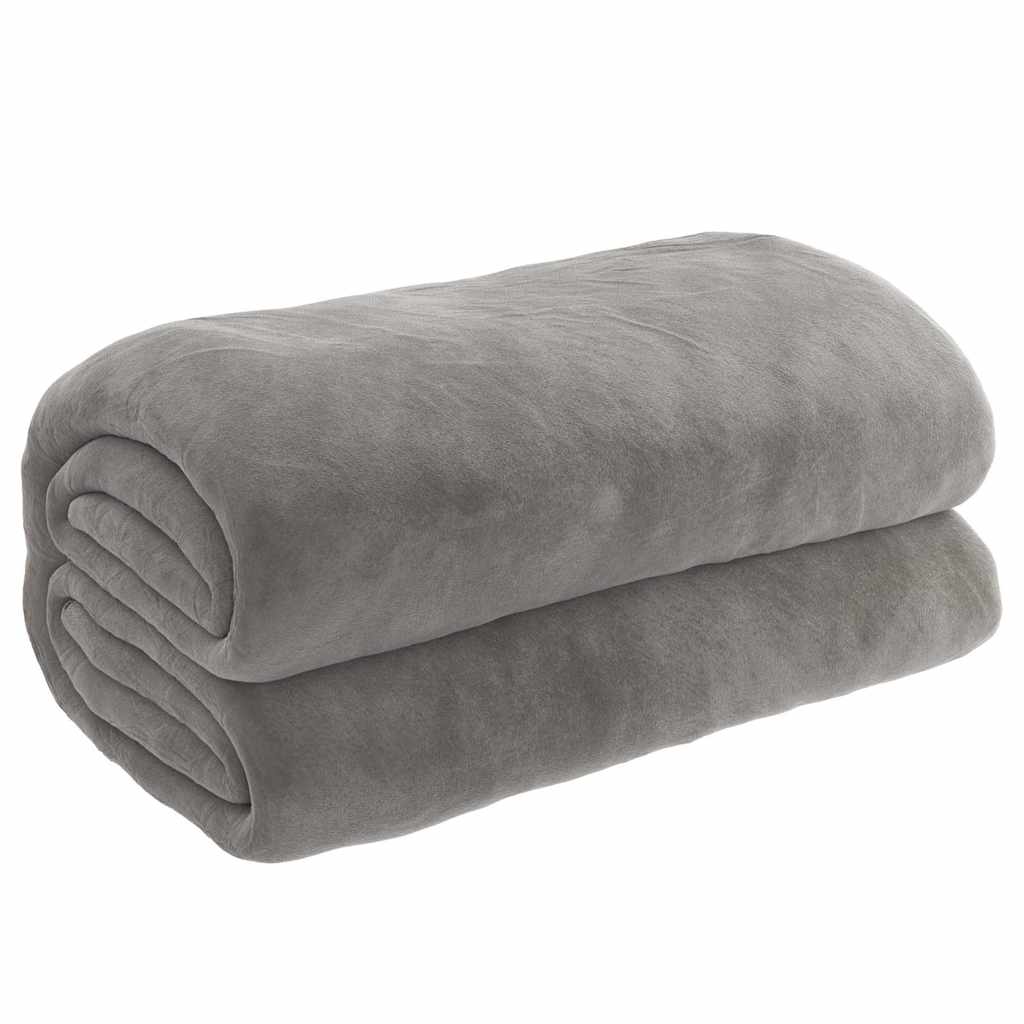 vidaXL Zátěžová deka s povlečením šedá 138 x 200 cm 10 kg textil