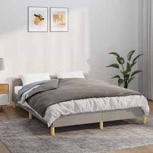 Obtežena odeja s prevleko siva 150x200 cm 7 kg blago