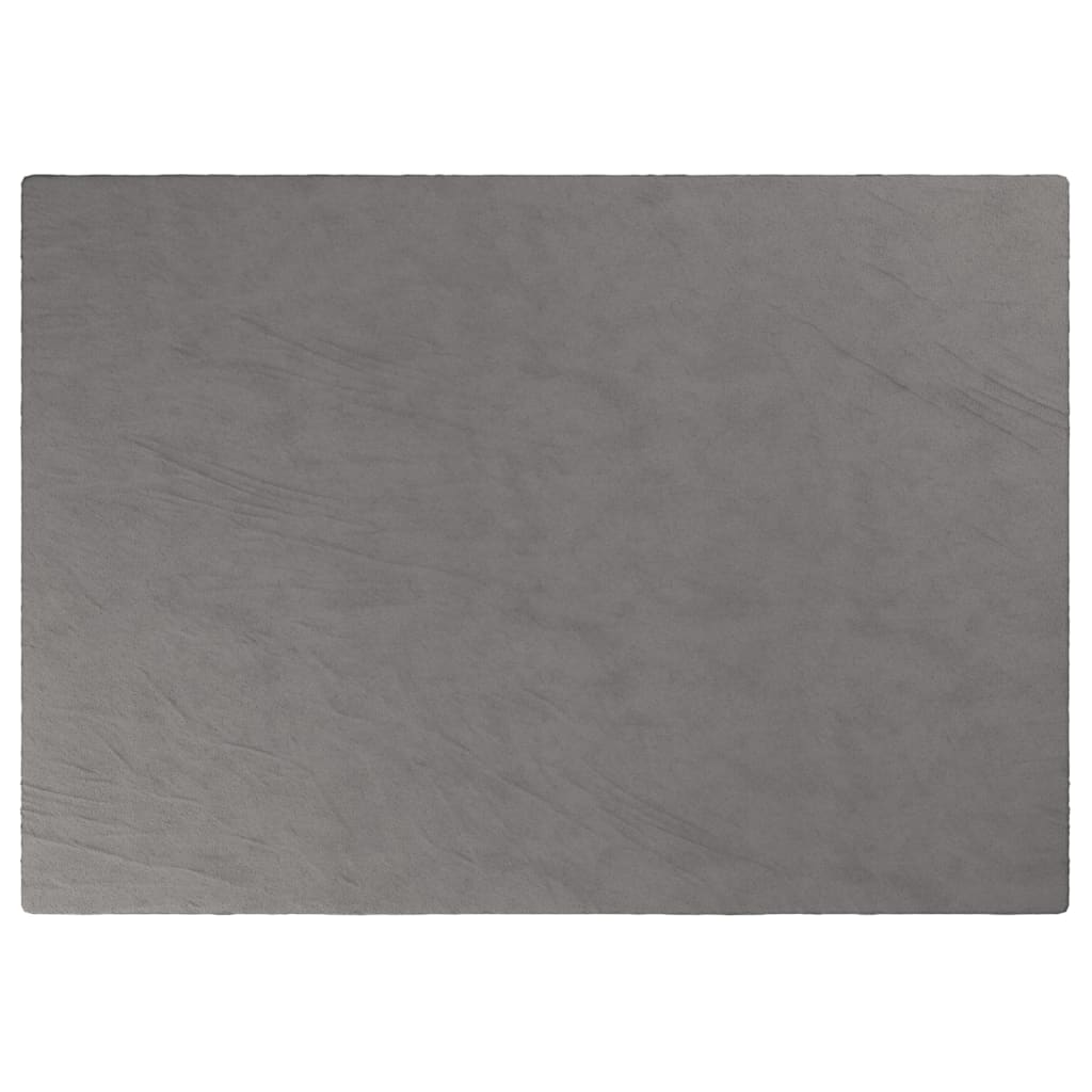 vidaXL Záťažová prikrývka s krytom šedá 155x220 cm 11 kg látka