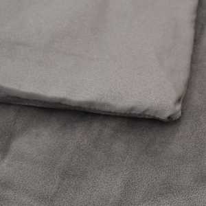 Zátěžová deka s povlečením šedá 155 x 220 cm 11 kg textil - obrázek 4
