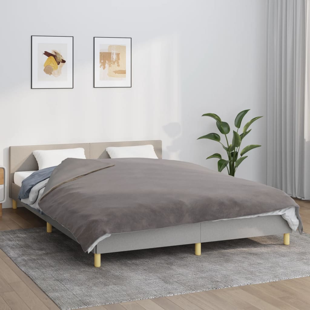 vidaXL Pătură grea cu husă, gri, 200x200 cm, 13 kg, textil