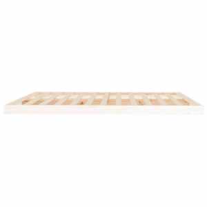 Rám postele s LED bílý 180 x 200 cm Super King masivní dřevo - obrázek 6