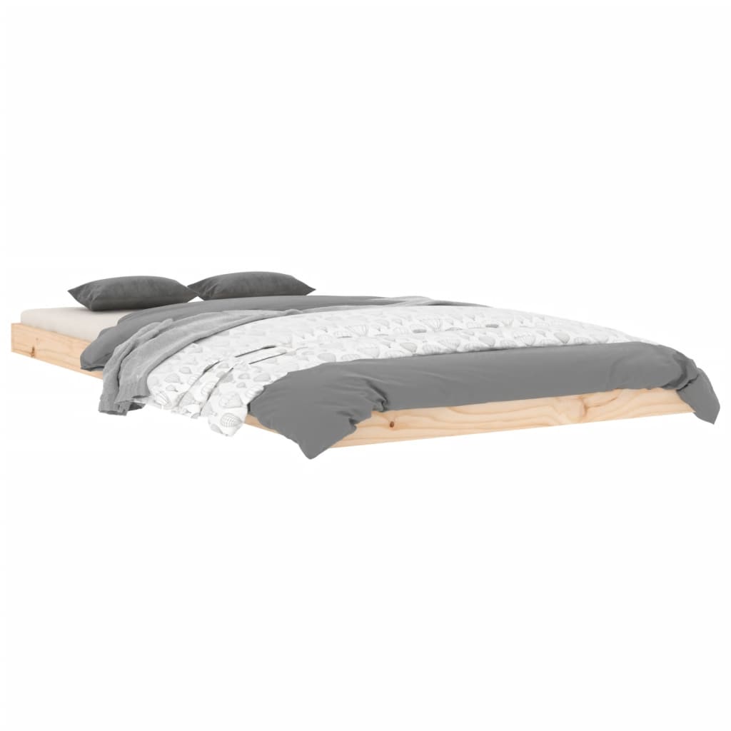 vidaXL Bedframe massief grenenhout 100x200 cm afbeelding