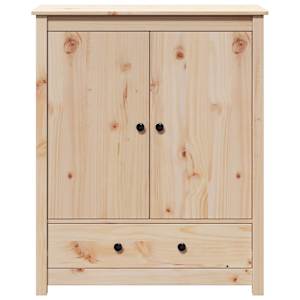 Skříň highboard 83 x 41,5 x 100 cm masivní borové dřevo - obrázek 5