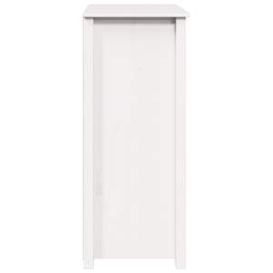 Skříň highboard bílá 83 x 41,5 x 100 cm masivní borové dřevo - obrázek 7