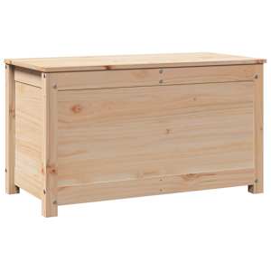 Úložný box 80 x 40 x 45,5 cm masivní borové dřevo - obrázek 2