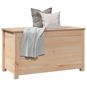 Úložný box 80 x 40 x 45,5 cm masivní borové dřevo - obrázek 4
