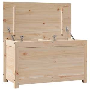 Úložný box 80 x 40 x 45,5 cm masivní borové dřevo - obrázek 9