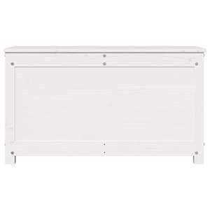 Úložný box bílá 80 x 40 x 45,5 cm masivní borové dřevo - obrázek 5