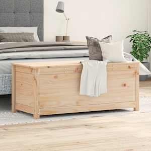 Úložný box 110x50x45,5 cm masivní borové dřevo - obrázek 3