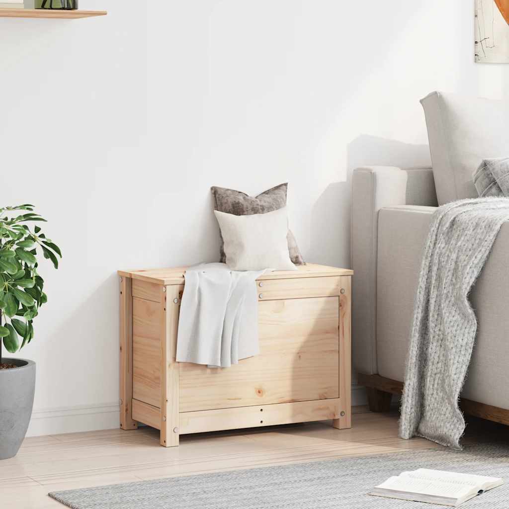 vidaXL Úložný box 60x32x45,5 cm masívna borovica