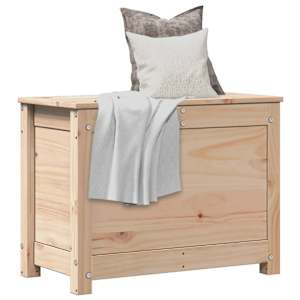 Úložný box 60x32x45,5 cm masivní borové dřevo - obrázek 1