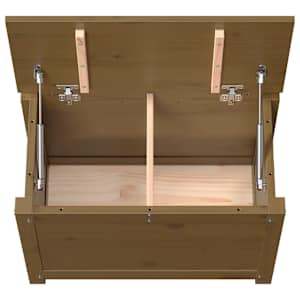 Úložný box medově hnědý 60x32x45,5 cm masivní borovice - obrázek 8