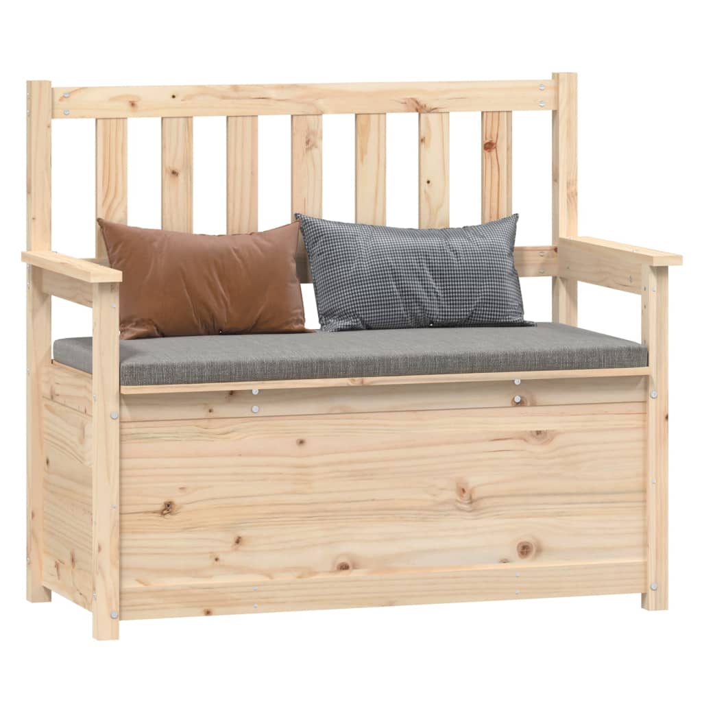 Ławka 112,5x51,5x96,5cm lite drewno sosna skrzynia ławka duży wybór vidaXL - Zdjęcie 27 z 50