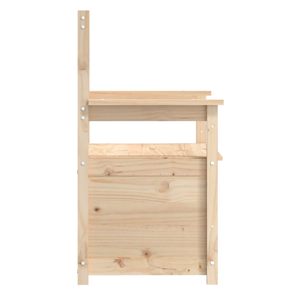 Ławka 112,5x51,5x96,5cm lite drewno sosna skrzynia ławka duży wybór vidaXL - Zdjęcie 30 z 50